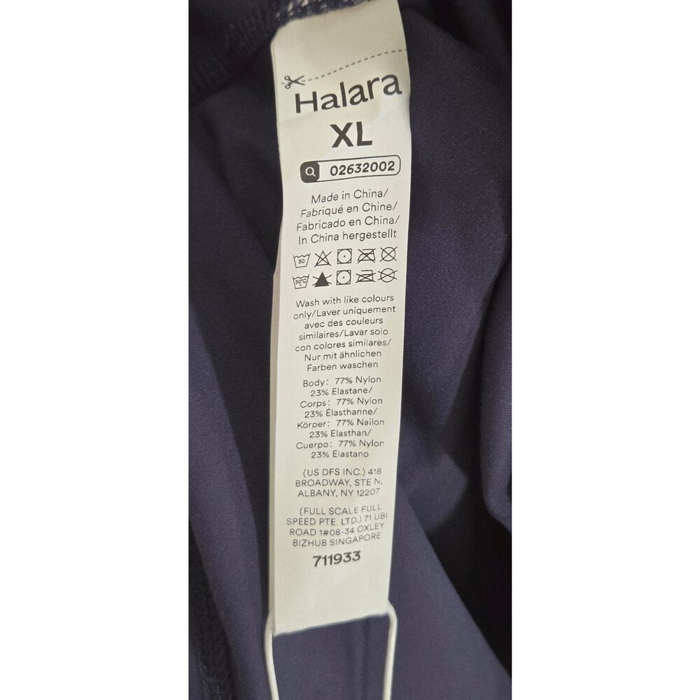 HALARA Navy Blue Mini Dress with Crisscross Back - Picture 8 of 8